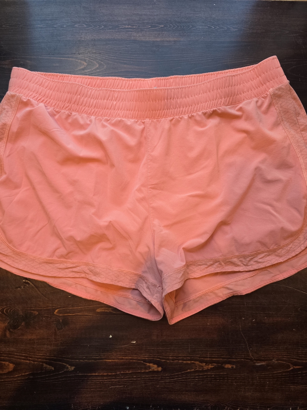 Columbia Sandy River Lightweight Active Running Shorts Coral Peach - Size XL / 3